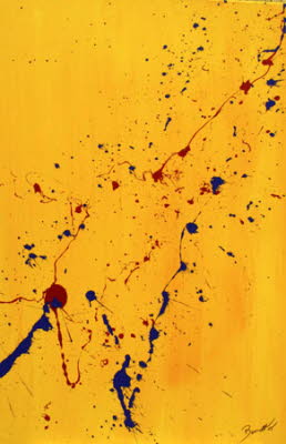 Gelb, Acryl auf Leinwand 80 x 100 cm