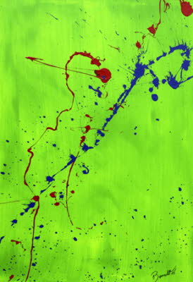 Grün, Acryl auf Leinwand 80 x 100 cm