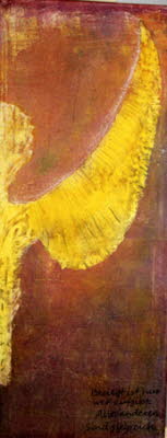 Wir sind siegreich, Acryl auf Leinwand, 40 x 100 cm